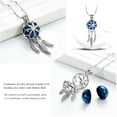 thumbnail image 4 of Cremation Jewelry Dream Catcher Urn Necklace for Ashes Flower with Feather Wings Ashes Pendant Necklace Cremation Keepsake Jewelry for Women Men Pet, 4 of 6