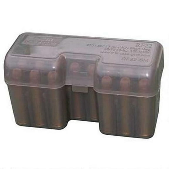 MTM RF-22 Flip-Top 22rd WSM Polypropylene Ammo Box