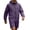 Purple-A#3041BB, variant on Hearthz Men's Tracksuits Set 2 Piece Full Zip Men UPF 50 UV Protection Hoodie Jacket and Shorts Quick Dry Beachwear Matching Fishing Sets Black L