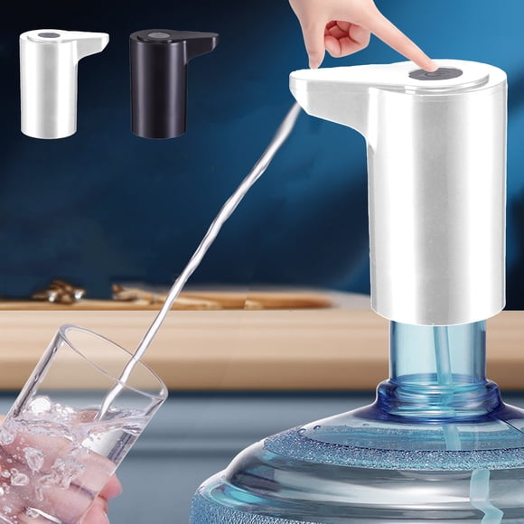 Dispensador automático de agua para botellas | Bomba eléctrica portátil recargable con carga USB | Compatible con garrafas de 2 a 5 galones | Fácil instalación para casa, oficina, camping | Incluye
