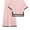 Honey Pink, variant on MINTREUS Women's Cotton 2-Piece Loungewear Short-Sleeve Round-Neck Pullover Top Wide-Leg Pants Women's PJ Casual Set