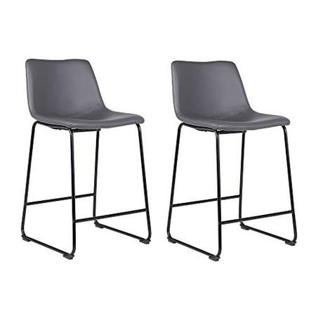 Bronte Living Leatherette 26 Inch, Bar Stool Rung Protectors