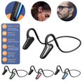 thumbnail image 4 of Open Ear Headphones, 35 Hours Playtime True Wireless Open Ear Earbuds with Ear Hooks, Air Conduction Headphones, Bluetooth 5.3, Clear Calls, IPX6 Waterproof Wireless Earphones - Green, 4 of 7