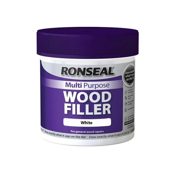 Ronseal - Multipurpose Wood Filler Tub White 465g
