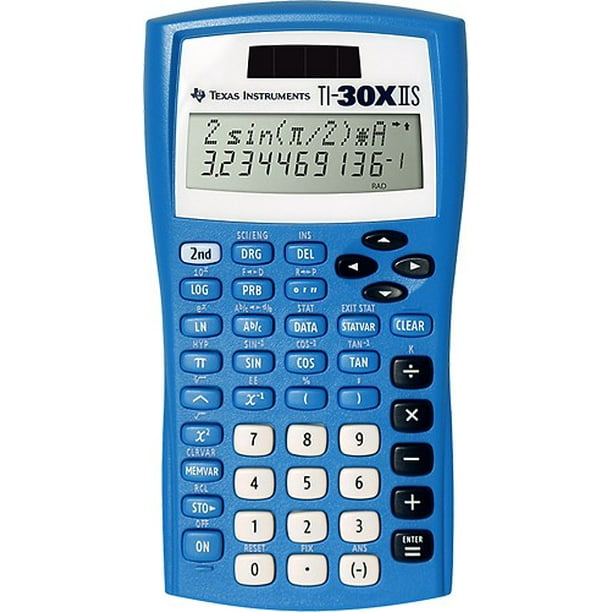 Natura Intensief Factuur Texas Instruments TI-30X IIS Scientific Calculator, Blue - Walmart.com