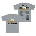 thumbnail image 1 of Max McNown Fechas de la gira Camisetas Álbum de buceo nocturno Verano Unisex Moda Camiseta de manga corta, 1 of 5
