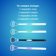 thumbnail image 2 of Raspador De Lengua Silicona Suave Limpieza Profunda 4 Piezas UNIVERSOENLINEA, 2 of 7