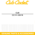 thumbnail image 3 of CUB CADET 741-0661B Flange Bearing 42 SWE 90026C 823 730STE 673 530 528 526 524, 3 of 6