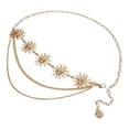thumbnail image 1 of Cinturón de Cadena Sunnimix dorado para cintura fiesta cuerpo joyería, 1 of 7