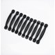thumbnail image 4 of 10x 96mm Black Kitchen Cabinet Door Pull Cabinet Drawer Bedroom Furniture Handle Aluminum Alloy Handle, 4 of 5