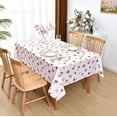 thumbnail image 3 of Water-Proof Tulip Tablecloth 58x120 inch for Rectangular Tables - Wrinkle Proof Printing Wildflower Spring Table Cloth - Durable Kitchen & Table Linens for Banquet Dinner Home Patio, 3 of 6