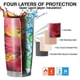 thumbnail image 7 of 20 Oz Golden Retriever Hawaiian Coffee Tumbler Double Wall Insulated Stainless Steel Water Bottle | Metal Reusable Thermoses Flask with Cup Cap | Leak & Sweat Proof with Anti-Dust Lid, 7 of 7