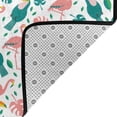 thumbnail image 4 of parrot flamingo Shaggy Area Rug, Rugs for Living Room Bedroom Non Slip Door Mat Indoor Carpet Machine Washable Nursery Home Decor Floor Mats for Entryway 60x39in-#, 4 of 5