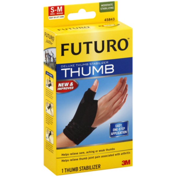 FUTURO Deluxe Thumb Stabilizer S-M Moderate Stabilizing 1 Each (Pack of ...