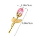 thumbnail image 3 of Rosa de cristal preservada | Flor natural eterna con luz LED | Recuerdo de aleación en rosa o azul | Regalo romántico para ella, aniversario de bodas, San Valentín o cumpleaños., 3 of 6