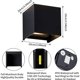thumbnail image 2 of Juego de 2 luces LED de pared para exteriores Bcc de 12 W, luz de pared para exteriores ajustable en ángulo, blanco cálido 3000 K IP65 resistente al agua, aplique de pared moderno para sala de estar, dormitorio esquí esquí Gafas de esquí, 2 of 5