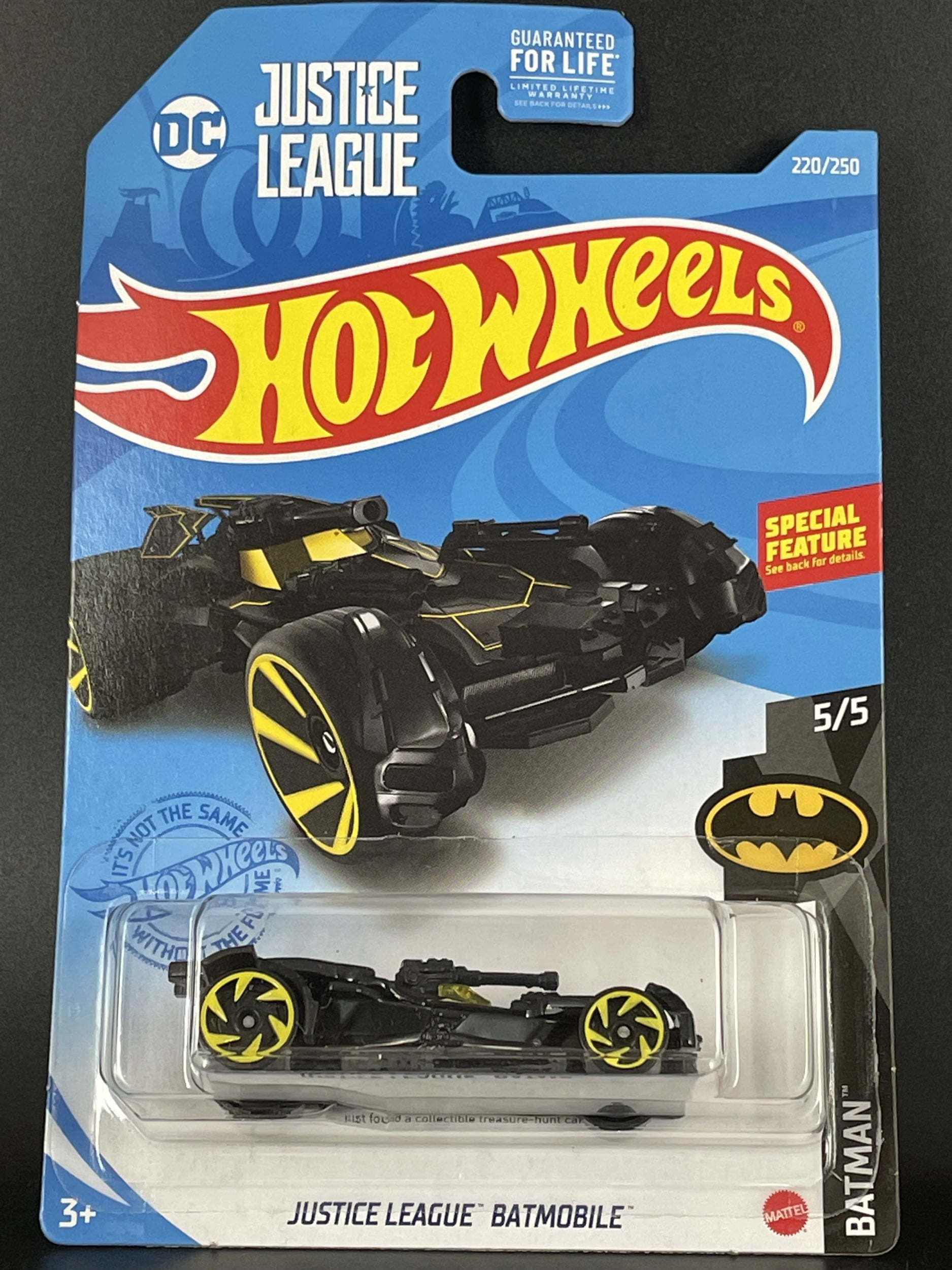 2021 Hot Wheels Treasure Hunt JUSTICE LEAGUE BATMOBILE Batman Lot of TWO 2 Cars 