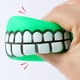 thumbnail image 2 of Juego de 2 (azul) juguetes de sonido de bola de dientes de perro de vinilo, 2 of 5