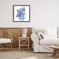 thumbnail image 3 of Stupell Industries Farmhouse Blue Hydrangeas in Leaf Vase Black Floating Frame Canvas Art, 18 x 18, by Lucille Price, 3 of 7