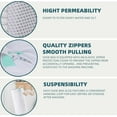 thumbnail image 3 of Shoe Washing Machine Bag Laundry Shoe Bag for Washer and Dryer Reusable 2pc Shoe Cleaning Bags for Sneakers 360 °   Deep Cleaning Machine for All Shoes Types With Self-locking Zipper-wpp, 3 of 10