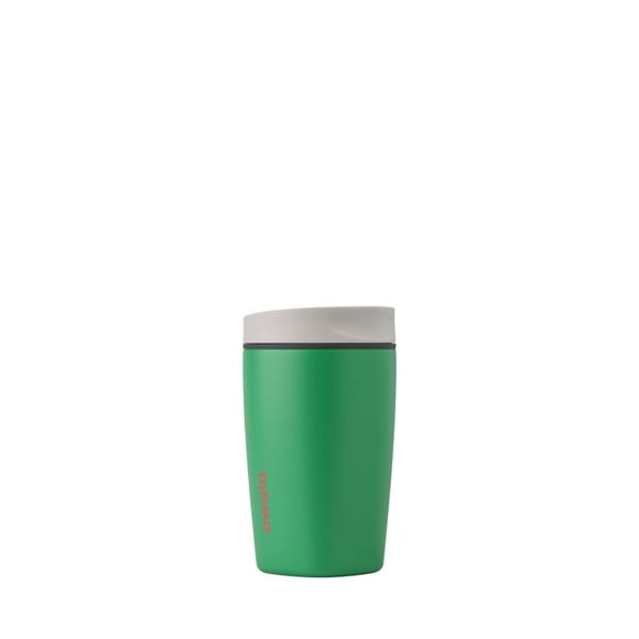 Vaso de café Owala SmoothSip Slider, aislante, 360 ml, gris y verde