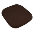 thumbnail image 2 of Sweet Home Collection Memory Foam Honeycomb Non-Slip Back 16" x 16" Chair Pad - Brown, 6 Pack, 2 of 7