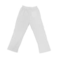thumbnail image 7 of Cotton Linen Sweatpants for Men 2025 Solid Color Drawstring Elastic Waist Breathable Loose Casual Pants Trousers, 7 of 7