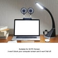 thumbnail image 3 of Screen Clip On Fan, Monitor Fan 2 Heads Space Saving  for Family Blue, 3 of 7