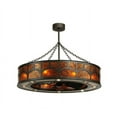 thumbnail image 4 of Meyda Tiffany 114414 44.5" W Mission Hill Top Chandel-Air Pendant / Fan Combo - Bronze, 4 of 5