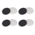 thumbnail image 4 of 8Pcs Furniture Sliders Reusable for Carpet Effortless Moving Surface Protection Round Pea Green 5in, 4 of 5