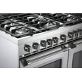 VERONA VPFSGG365DSS Stainless Steel 36 Gas Double Oven Range Prestige