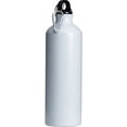 thumbnail image 2 of INTSUPERMAI 20pcs 750ml Aluminum Water Bottles white with Carabiner Hook for Sublimation Transfer Printing, 2 of 3