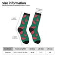 thumbnail image 2 of Logiee Watermelon Print Adult Socks for Men & Women,Calf Socks, Ankle Socks,Boots Socks,Breathable Casual Sock,Unisex Crew Socks, 2 of 6