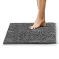 thumbnail image 6 of Nestl Bathroom Rugs, Machine Washable Bath Mats For bathroom Floor Rugs, Nonslip Backing Rubber Bath Rug, Gray, 6 of 6