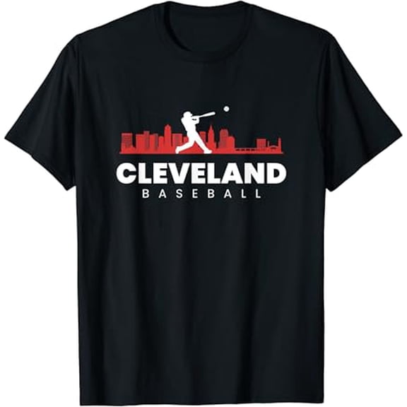 Cleveland Baseball Vintage Minimalist Retro Baseball Lover T-Shirt