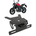 thumbnail image 4 of Soporte Para Matrícula De Motocicleta, Marco De Fijación De Matrícula De Acero Al Carbono, Buena Estabilidad Con Luz LED Para Motocicleta, 4 of 7