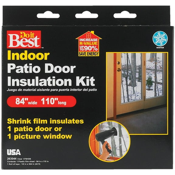 Do it Best 84 In. x 110 In. Indoor Shrink Film Window Kit V76HDB