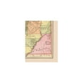 thumbnail image 2 of Historic State Map - Utah - Cram 1892 - Vintage Wall Art, 2 of 4