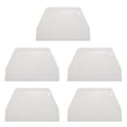 thumbnail image 1 of 5piezas 19 cm x 12.5cm Raspador Espatula Herramienta de Decoracion Plano Plastico Blanco para Pastel, 1 of 5