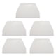 thumbnail image 1 of 5piezas 19 cm x 12.5cm Raspador Espatula Herramienta de Decoracion Plano Plastico Blanco para Pastel, 1 of 8