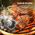 thumbnail image 6 of 12" Premium Pellet Smoker Tube for All Grill or Smoker, Hot or Cold Smoking, 5 Hours of Billowing Smoke, Stainless Steel Wood Charcoal Tube Smoke, an Easy and Safe Way to Provide Smoking, 6 of 12