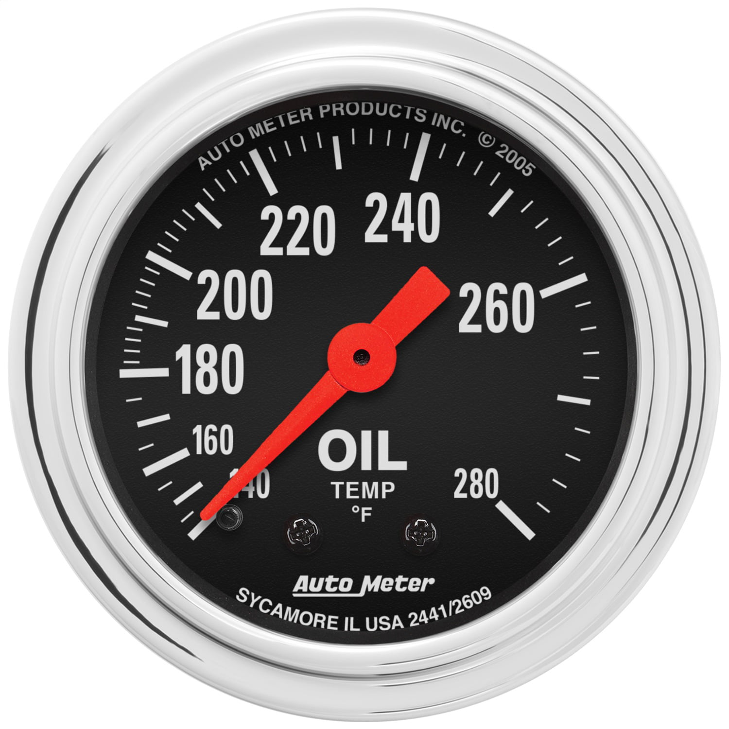 MECH 140-280`F Z-SERIES Autometer 2609 2 OIL TEMP 