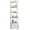White, variant on Ladder Shelf, Ladder Bookshelf with Drawer, Industrial 5 Tier Book Shelf, Display Open Bookcase Storage Shelves for Books, CDs, Photos, Black Shelving Unit for Home Office, Living Room