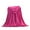 Hot Pink, variant on Btomtd 70"x80" Warm Fleece Throw Blanket for Sofa Bedding Bed Blanket Lightweight Cover Blanket for All Seasons Use, Brown