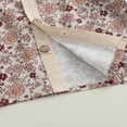 thumbnail image 4 of Tenues Assorties pour la Famille Barboteuse Robe Frère Chemise Mignonne Ensemble à Imprimé Floral, 4 of 6