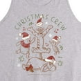 thumbnail image 2 of Disney Winnie The Pooh - Tigger, Pooh, Eeyore, & Piglet Christmas Crew - Men's Jersey Tank Top, 2 of 4