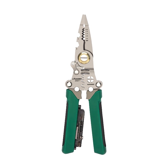 Wire Strippers With Electricity Measurement Function Foldable Wire Stripping Pliers For Cutting And Pulling Wires Scissors For Scraping And Pressing Wires With Voltage Test Cat Leather Furniture