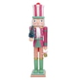 thumbnail image 3 of Christmas Nutcracker Figurine Ornament 14inch Decorative for Christmas Party Red, 3 of 8