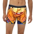 thumbnail image 2 of Lsque Sml Jeffy Pattern Men's Performance Stretch Underwear, Athletic Long Leg Briefs，Moisture-Wicking-Small, 2 of 6