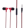 thumbnail image 2 of Audífonos con cable para teléfono móvil audífonos de línea trenzada de Likrtyny nailon con bajos en la oreja y canción de trigo tapones universales para los oídos, 2 of 6